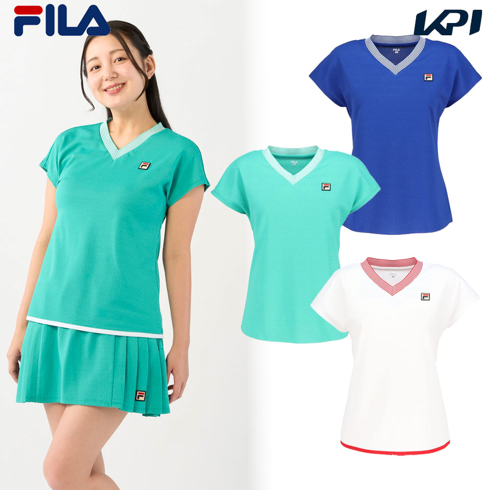 フィラ FILA テニスウェア レディース   ゲームシャツ CZ6SGW032 2026SS