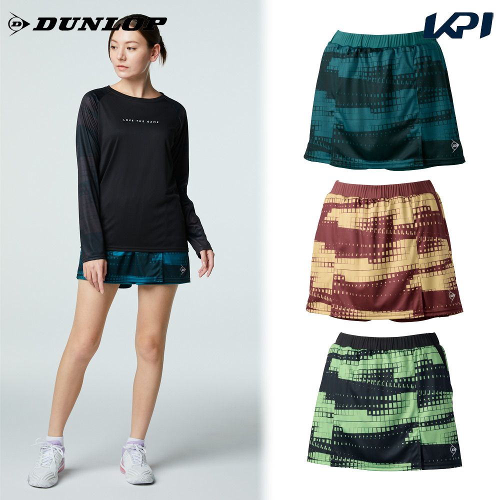 ダンロップテニスウェア　上下 DUNLOP（ダンロップ） テニスウェア レディース キュロット DAK2684W