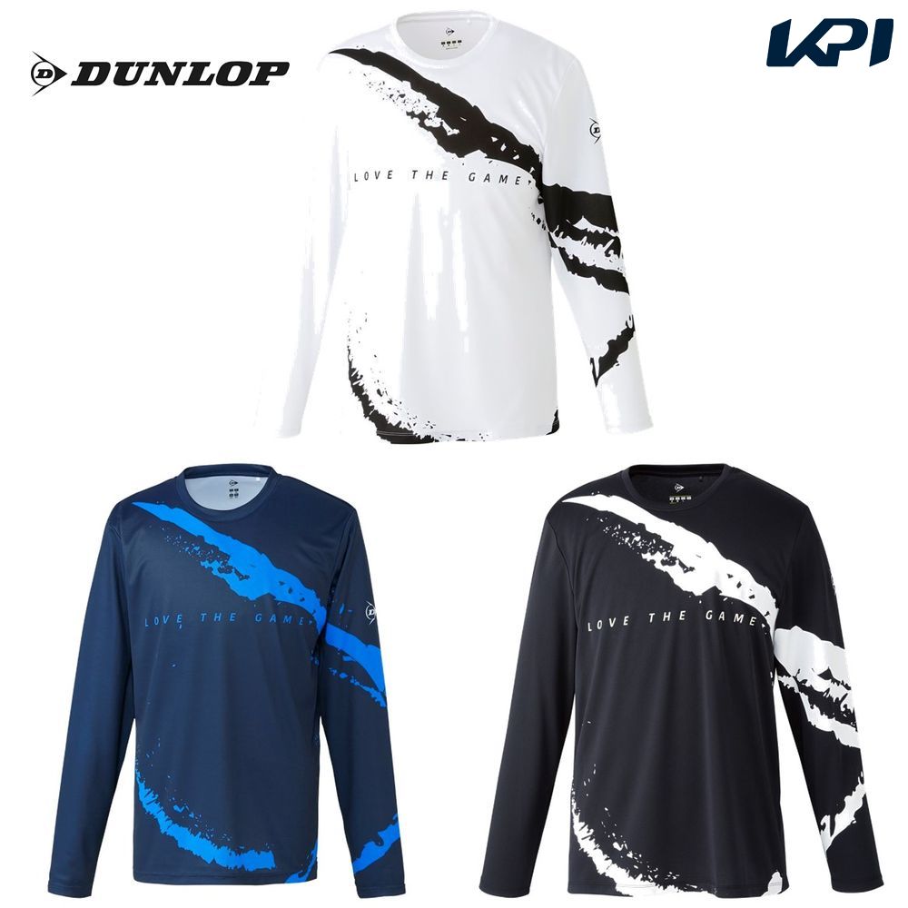 ダンロップ DUNLOP テニスウェア ユニセックス ロングスリーブTシャツ DAL-8102 2021SS｜sportsjapan