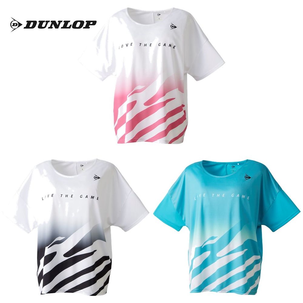 ダンロップ DUNLOP テニスウェア レディース オーバーサイズ Tシャツ DAL-8220W 2022SS 『即日出荷』「クリスマスタイムセール」｜sportsjapan