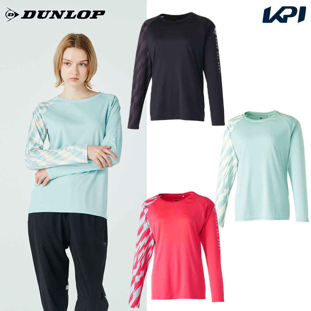 ダンロップ DUNLOP テニスウェア レディース  ロングスリーブ Tシャツ DAL8562W 2025FW