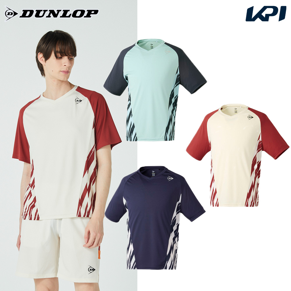 ダンロップ DUNLOP テニスウェア ユニセックス ゲームシャツ DAP1544 2025FW 7月下旬発売予定※予約