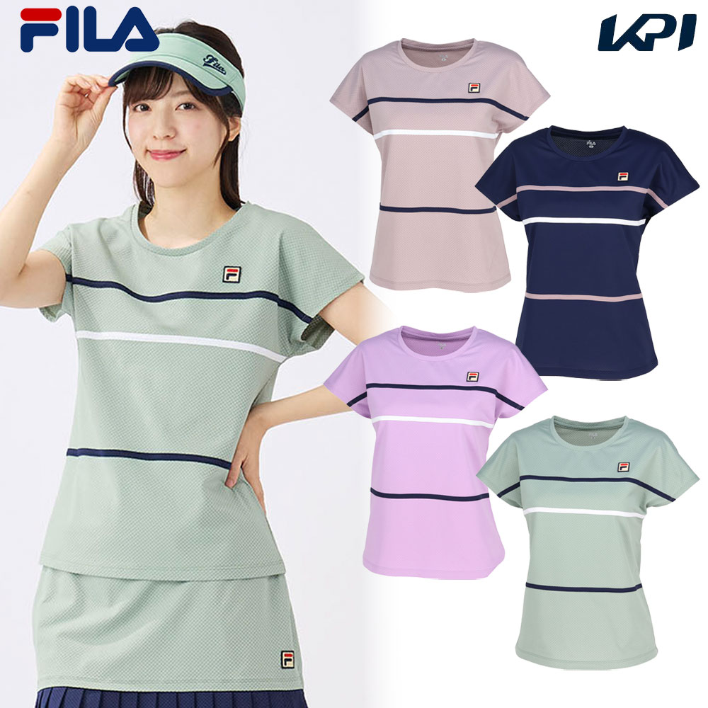 フィラ FILA テニスウェア レディース   ゲームシャツ EL0006 2025SS