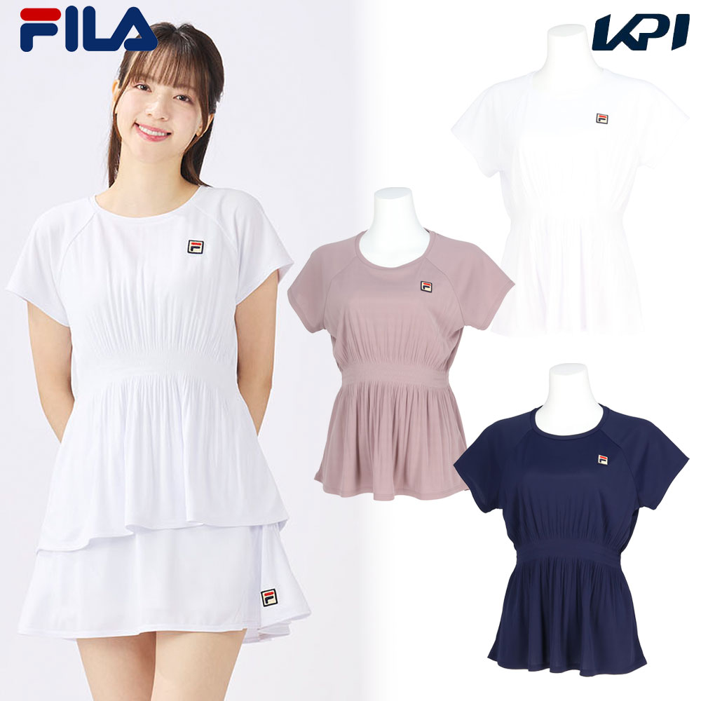 フィラ FILA テニスウェア レディース   ゲームシャツ EL0011 2025SS｜SPORTS JAPAN