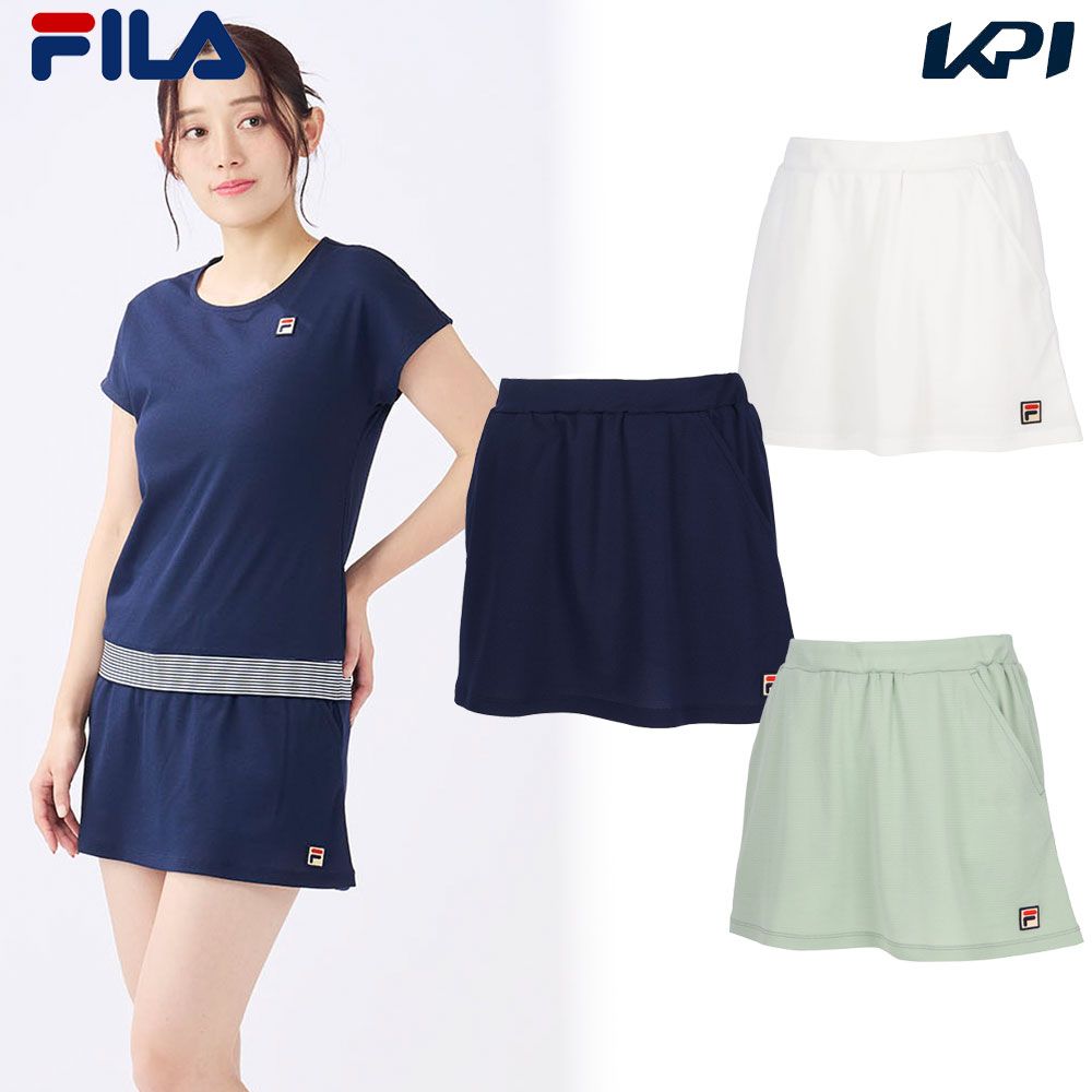 ★新品★大人気モデル！2025春夏モデル！FILAテニススコートLサイズ FILA（フィラ） テニスウェア レディース スコート EL0018 2025SS