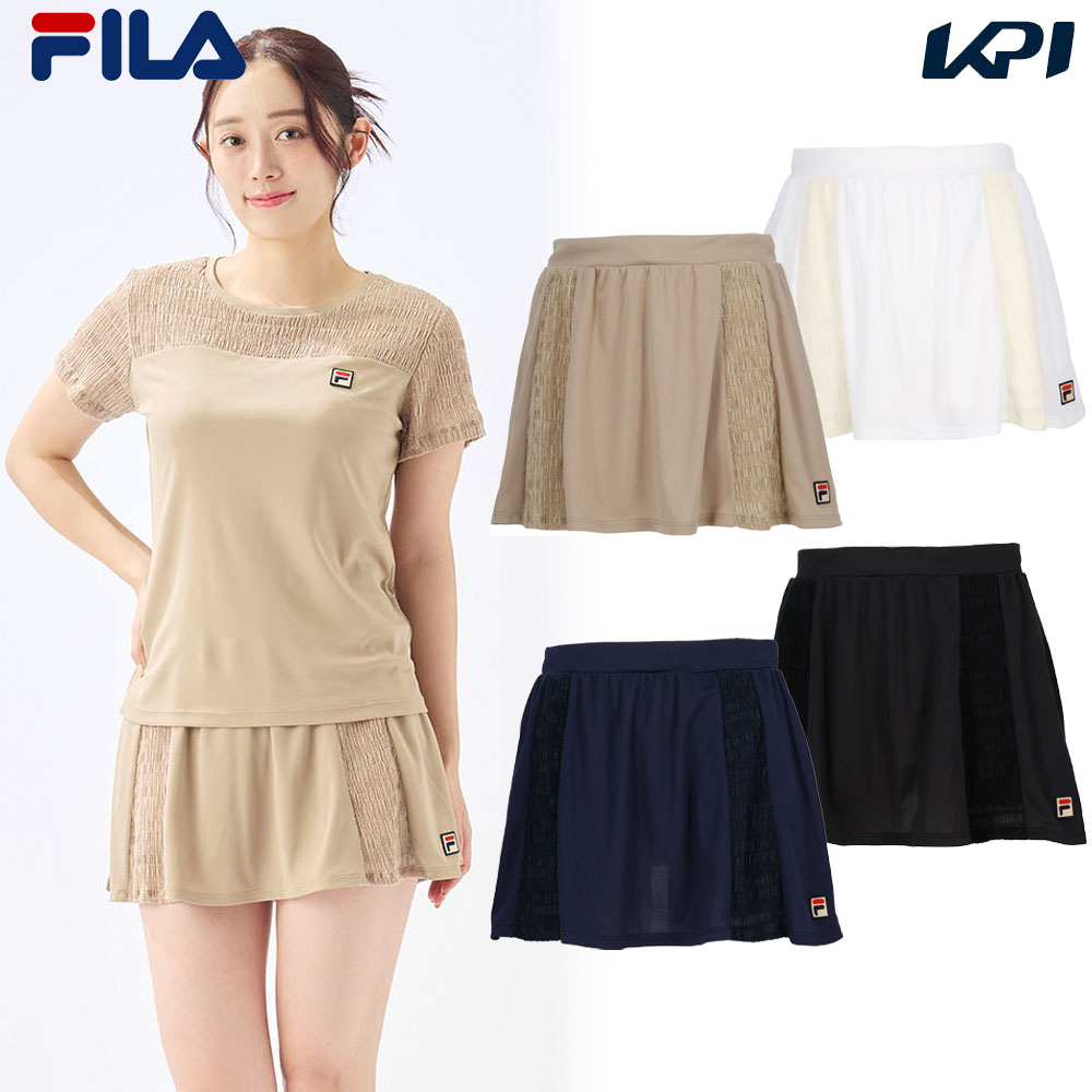 2025年春夏モデル FILA テニスウェア レディス スコート EL0051 FILA フィラ テニスウェア レディース スコート EL0051 2025SS