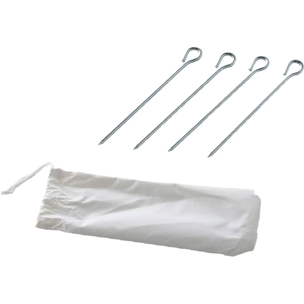 エバニュー EVERNEW 学校機器設備用品    テント用ペグ 4本入  EKU707