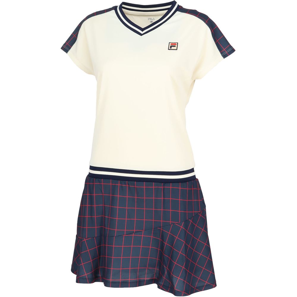 フィラ FILA テニス ワンピース レディース ゲームウェア EL0035 FILA フィラ テニスウェア レディース ワンピース EL0035 2025SS