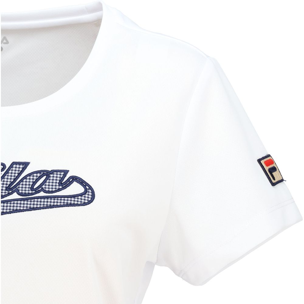 FILA フィラ テニスウェア レディース アップリケTシャツ VL2855
