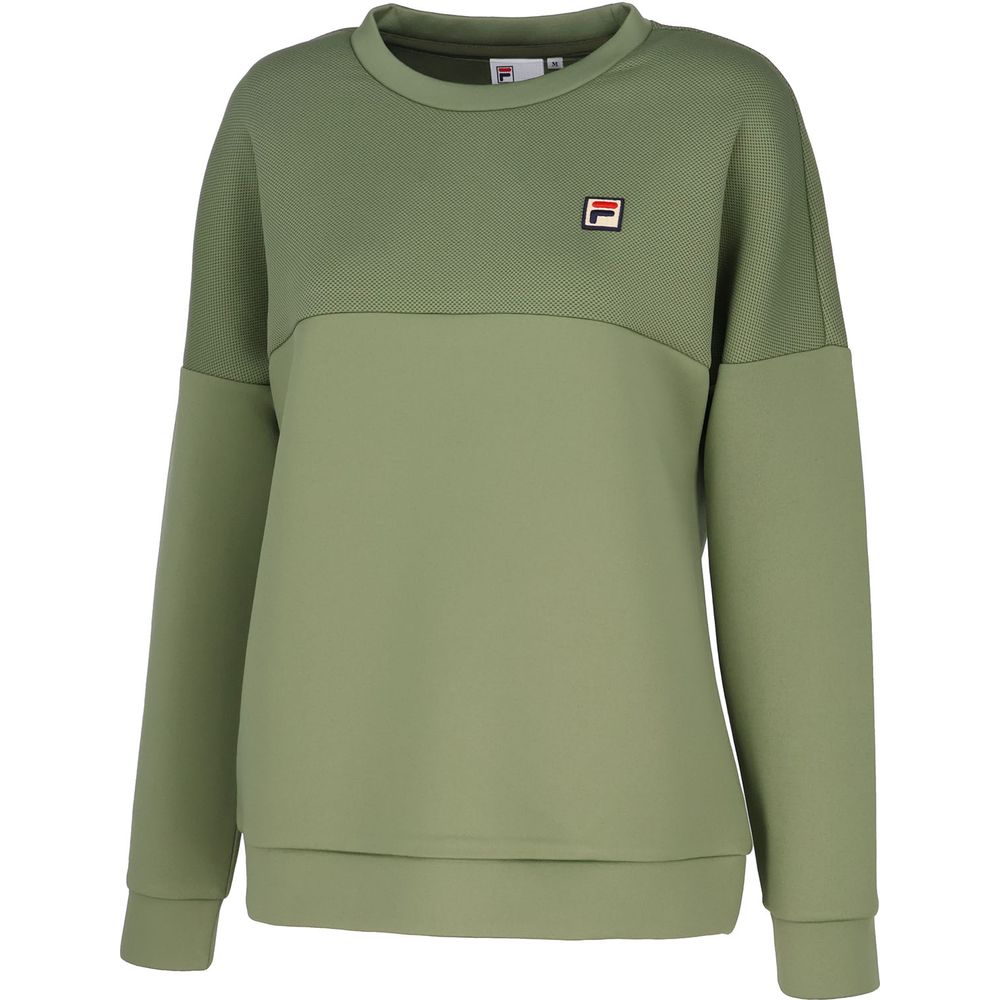 ❤️新品・タグ付き！FILA クルーネックトレーナー　テニス　VL2960 カーキ FILA フィラ テニスウェア レディース クルーネックトレーナー