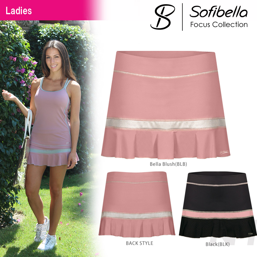 Yahoo! Yahoo!ショッピング(ヤフー ショッピング)Sofibella ソフィベラ 「Focus Collection フォーカスコレクション 　13 Inch Skort FO1412」テニスウェア「SSウェア」『即日出荷』