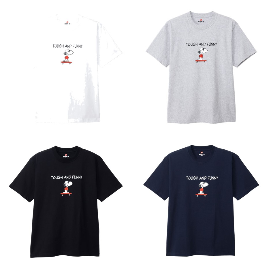Hanes �}���`SP�E�F�A �����Y   PEANUTS X BEEFY-T SHORT SLEEVE HM1-D002 2026SS