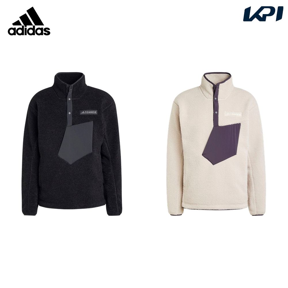 アディダス adidas アウトドアウェア ユニセックス   テレックス Xploric ハイパイルフリース プルオーバー スウェットシャツ JOJ34 2024FW