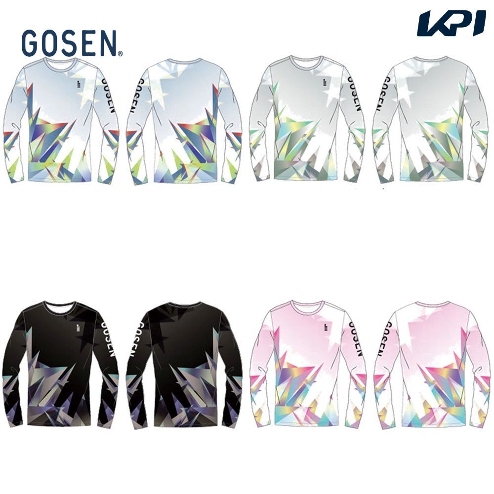 GOSEN（ゴーセン） テニスウェア ユニセックス 昇華ロングスリーブ T