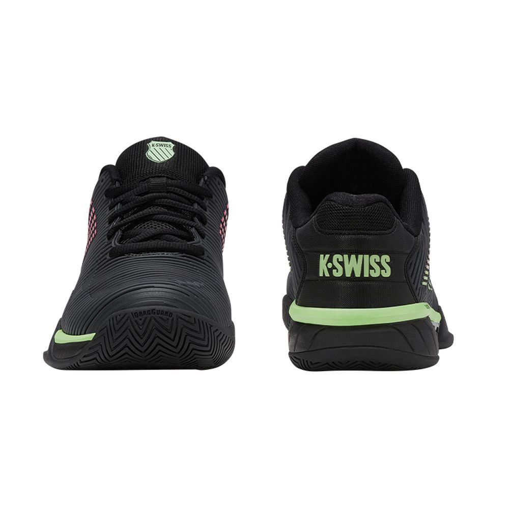 ケイ・スイス K・SWISS テニスシューズ メンズ   HYPERCOURT EXPRESS 2 MEN BLACK X GREEN ハイパーコートエクスプレス2 KS06613011BG | DUNLOP | 04