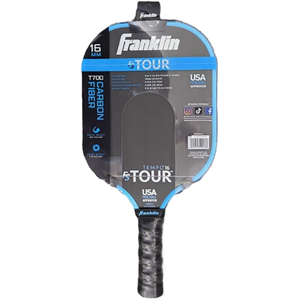ピックルボールパドル Franklin フランクリン FS TOUR TEMPO 16mm BLUE