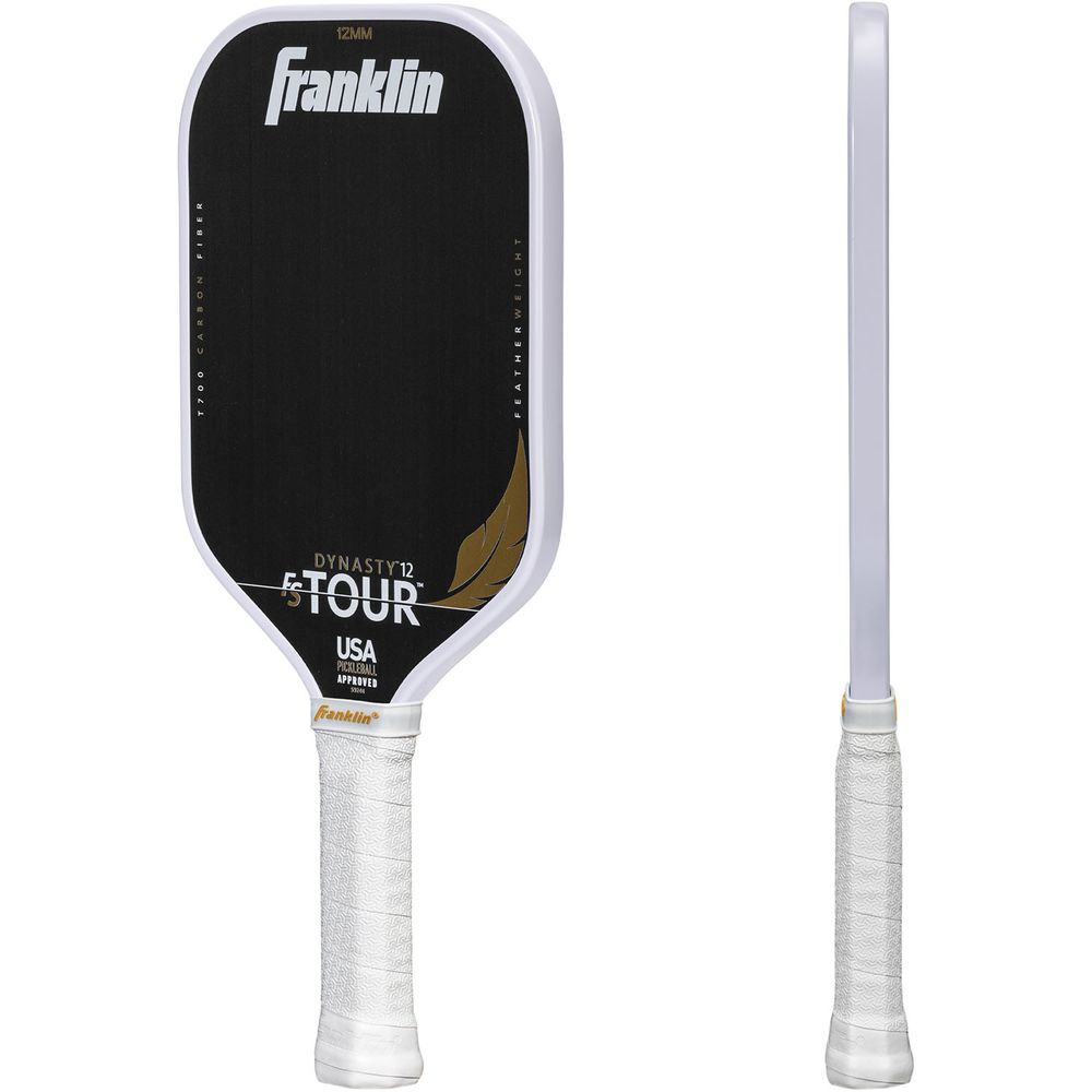 ピックルボールパドル  Franklin フランクリン FS Tour Dynasty FEATHERWEIGHT 12mm White 59244_1