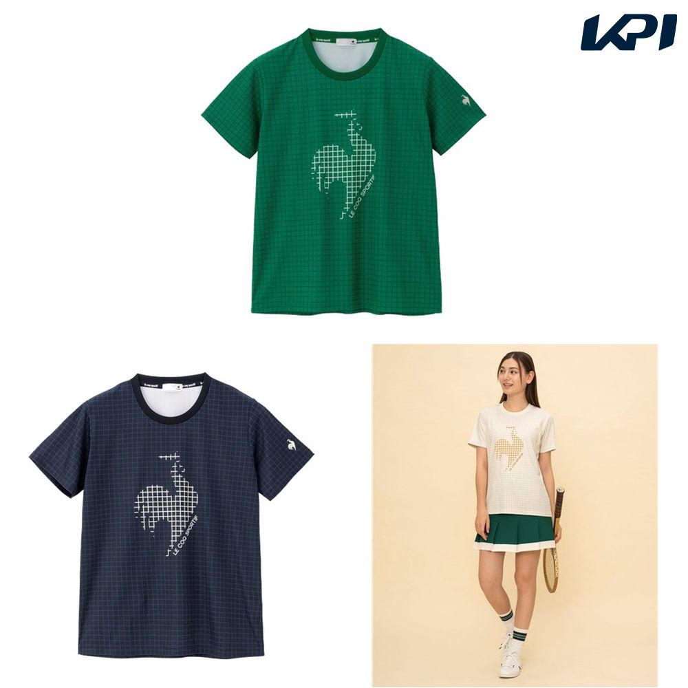 ルコック le coq sportif 健康・ボディケアウェア レディース   グラフィック半袖Ｔシャツ LT4FHT01L 2024FW