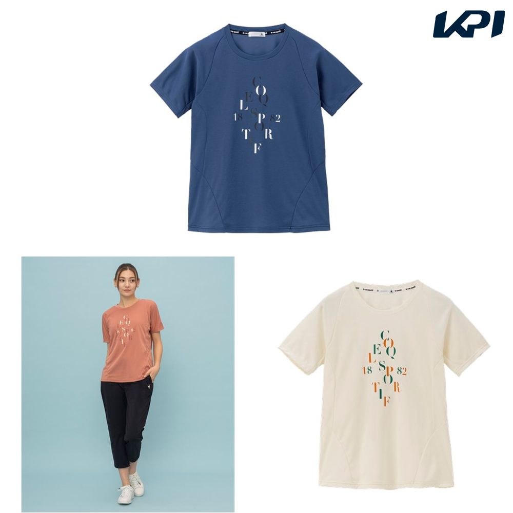 ルコック le coq sportif 健康・ボディケアウェア レディース   汗染み軽減半袖Ｔシャツ LT4FHT02L 2024FW