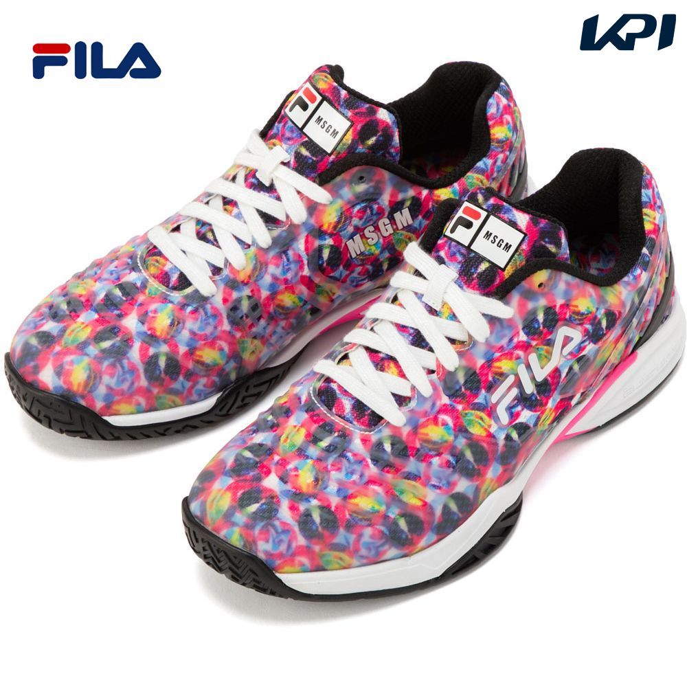 フィラ FILA テニスシューズ メンズ テニスシューズ オールコート用 AXILUS 2 ENERGIZED×MSGM MBF1TM00663『即日出荷』