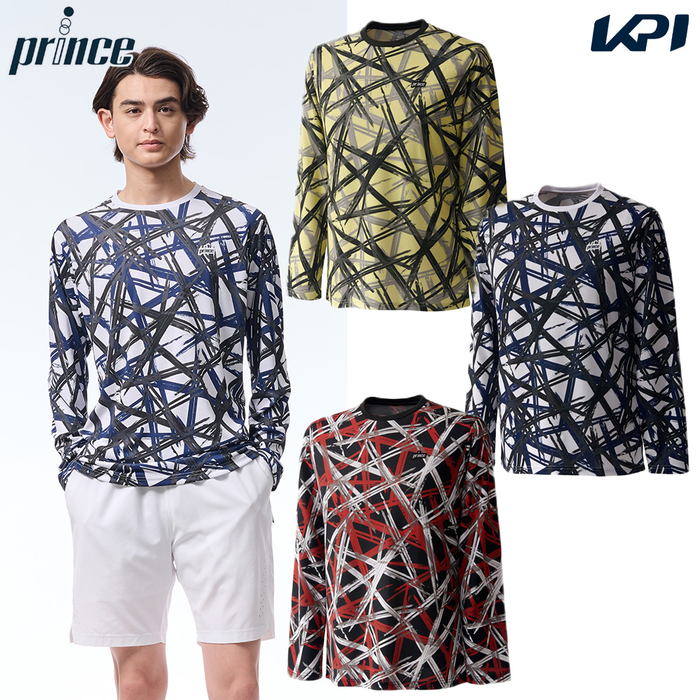 プリンス Prince テニスウェア メンズ   ロングスリーブシャツ MF5023 2025FW