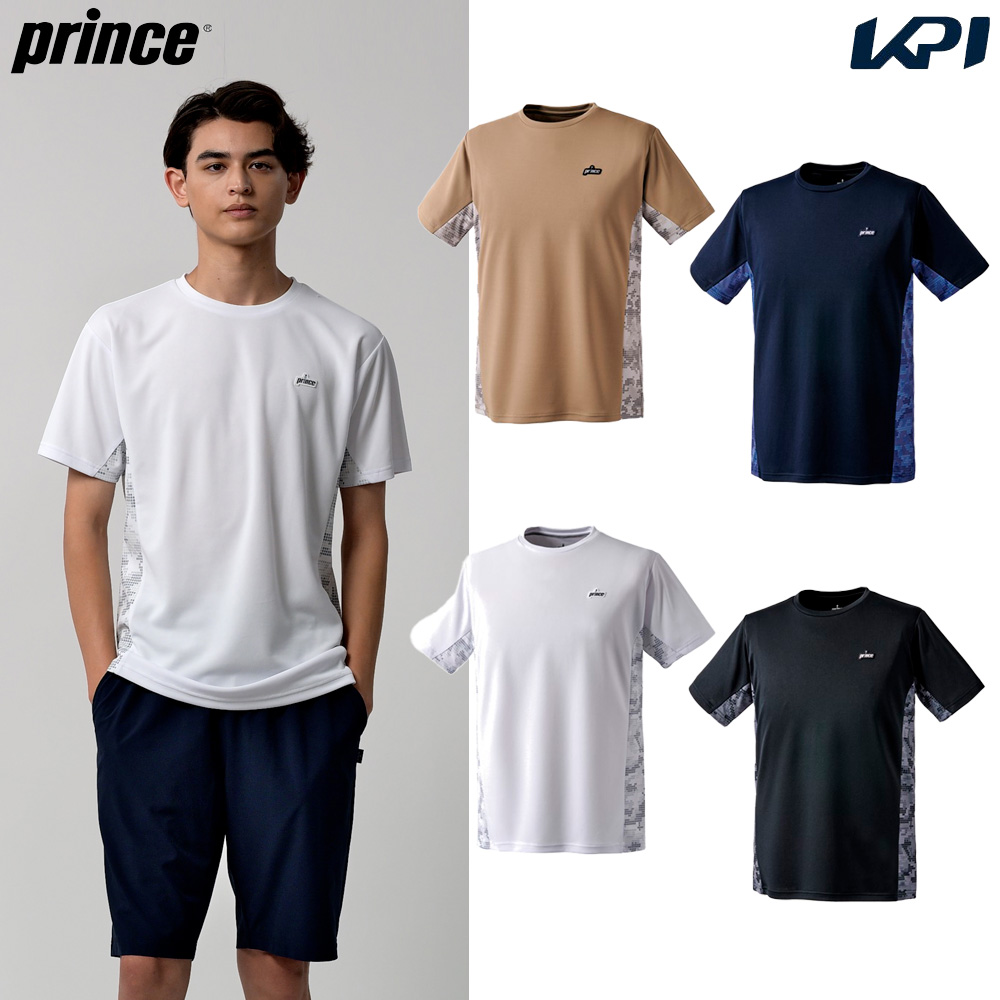 プリンス Prince テニスウェア メンズ   ゲームシャツ MS4016 2024SS