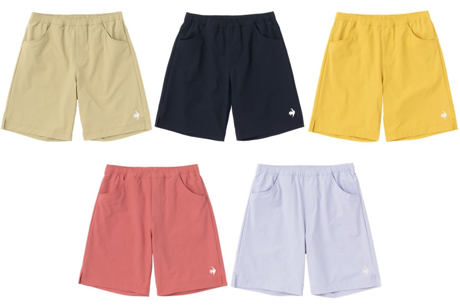 ルコック le coq sportif フィットネスウェア メンズ ナイロンハーフパンツ QMMVJD01 2023SS