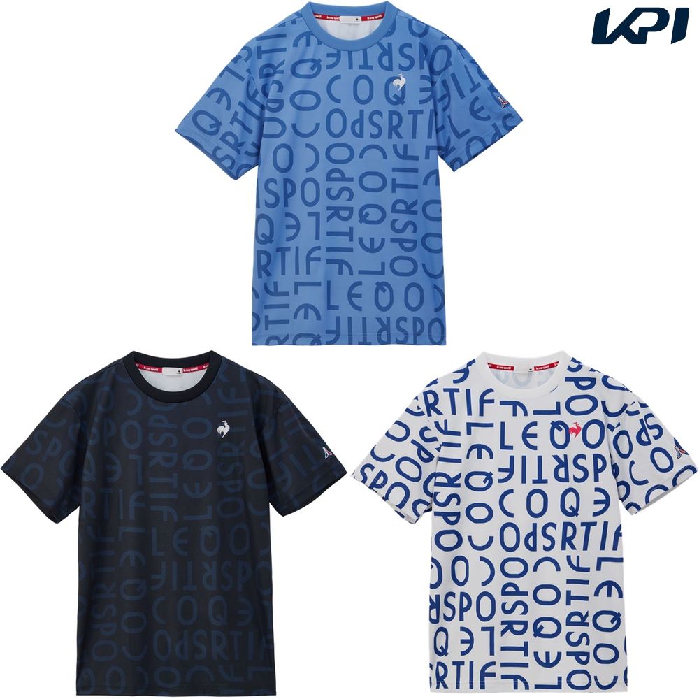 ルコック le coq sportif マルチSPウェア メンズ   サンスクリーン グラフィックシャツ QMMXJA02 2024SS