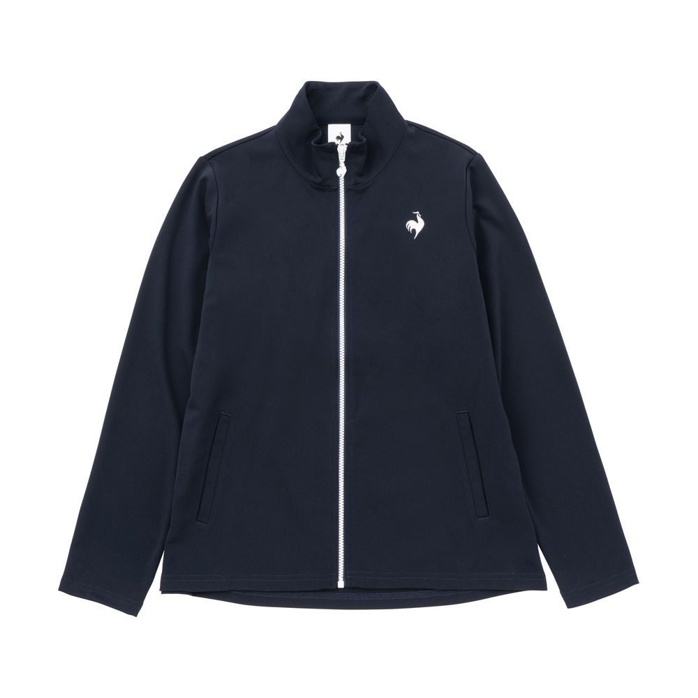 ルコック le coq sportif マルチSPウェア レディース   防風ニットジャージ スタンドジャケット QMWWJF10 2023FW｜sportsjapan｜03