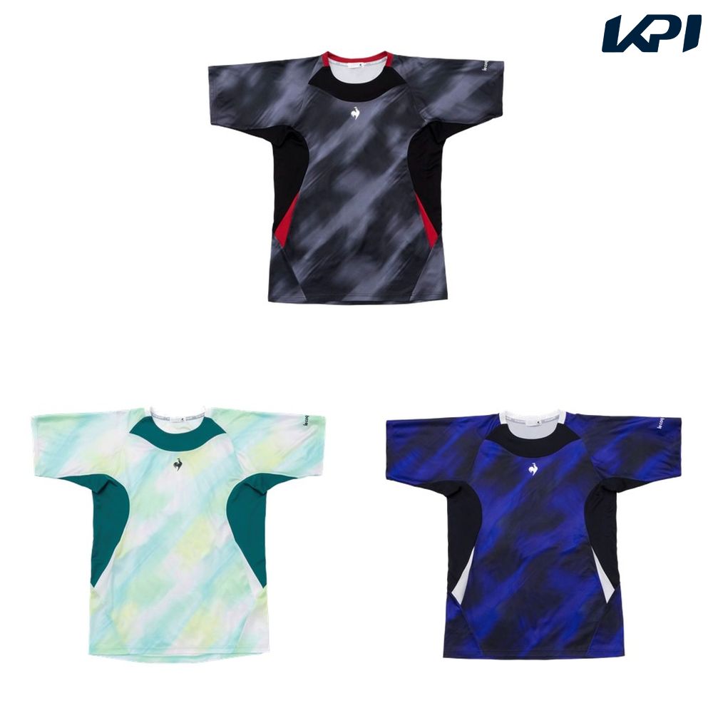 ルコック le coq sportif テニスウェア レディース   Aile formeグラフィックゲームシャツ QTMWJA31 2023FW