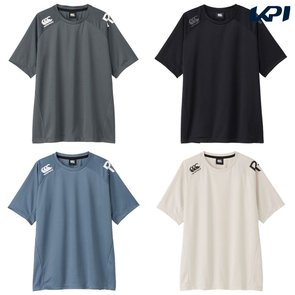 カンタベリー CANTERBURY ラグビーウェア ユニセックス   R+ FLEXCOOL CONTROL T-SHIRT RP34084B 2024SS｜sportsjapan