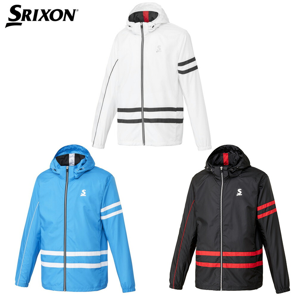 スリクソン SRIXON テニスウェア ユニセックス ウィンドジャケット SDW-4843 SDW-4843 2018FW『即日出荷』｜sportsjapan