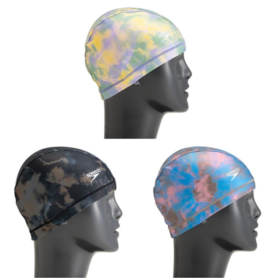 スピード Speedo 水泳キャップ・バイザー  TIDYE TRICOT CAP  SE12314