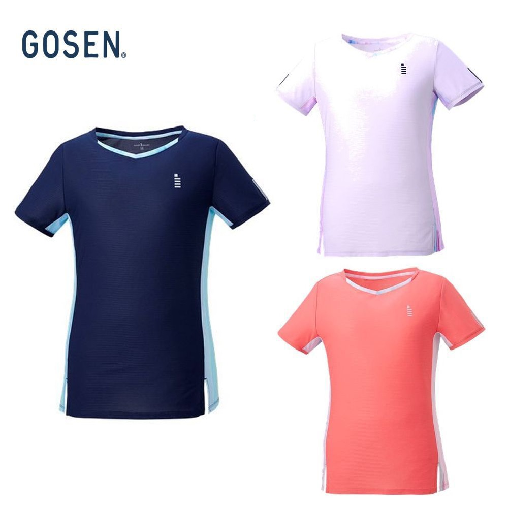 ゴーセン GOSEN テニスウェア レディース レディースゲームシャツ T2061 2020FW