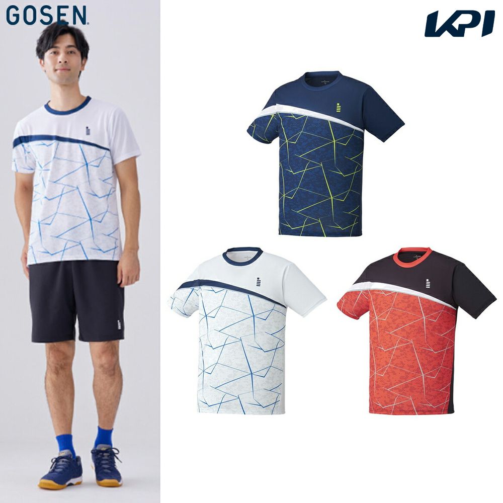 ゴーセン GOSEN テニスウェア ユニセックス ゲームシャツ T2214 2022FW
