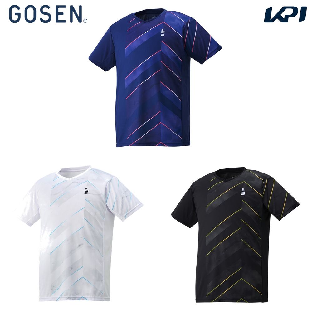 ゴーセン GOSEN テニスウェア ユニセックス   ゲームシャツ T2404 2024SS