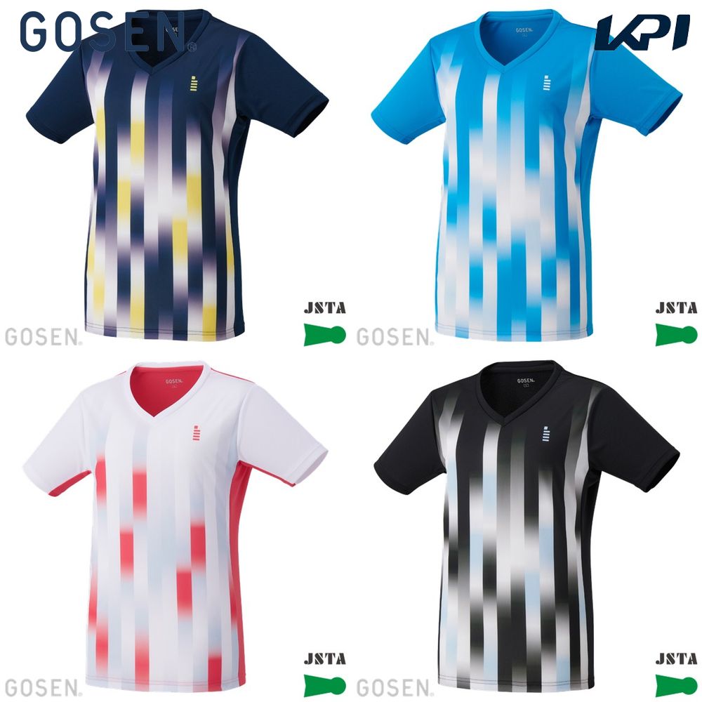 ゴーセン GOSEN テニスウェア レディース   レディース ゲームシャツ T2651 2026FW