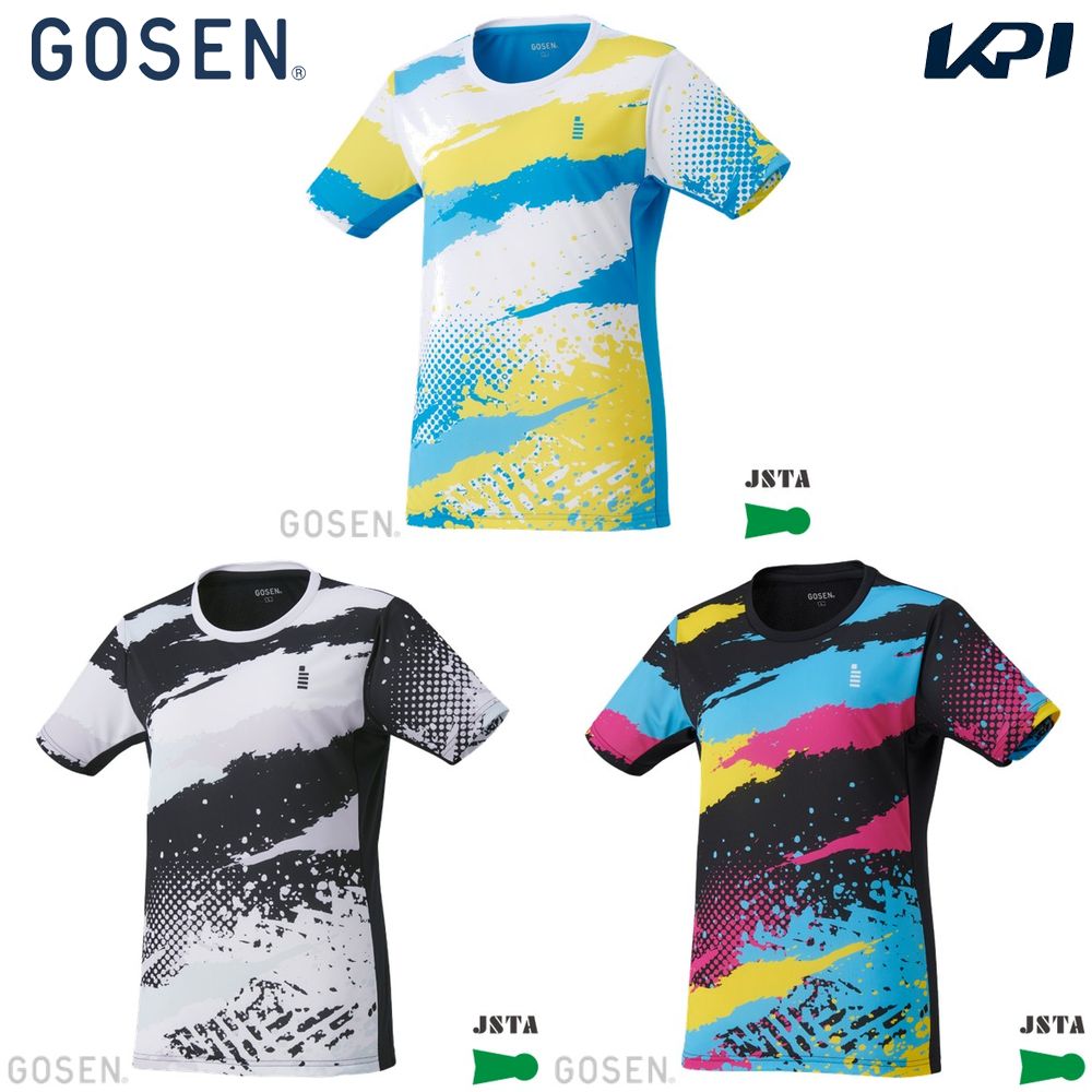 ゴーセン GOSEN テニスウェア レディース   レディース ゲームシャツ T2655 2026FW