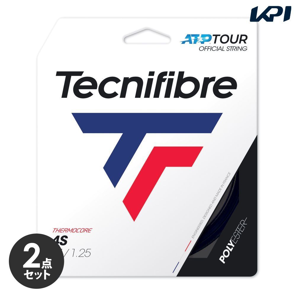 �u2�Z�b�g�v�w�����o�ׁx�e�N�j�t�@�C�o�[ Tecnifibre �e�j�X�K�b�g�E�X�g�����O  4S 1.25mm TFG406  TFSG400