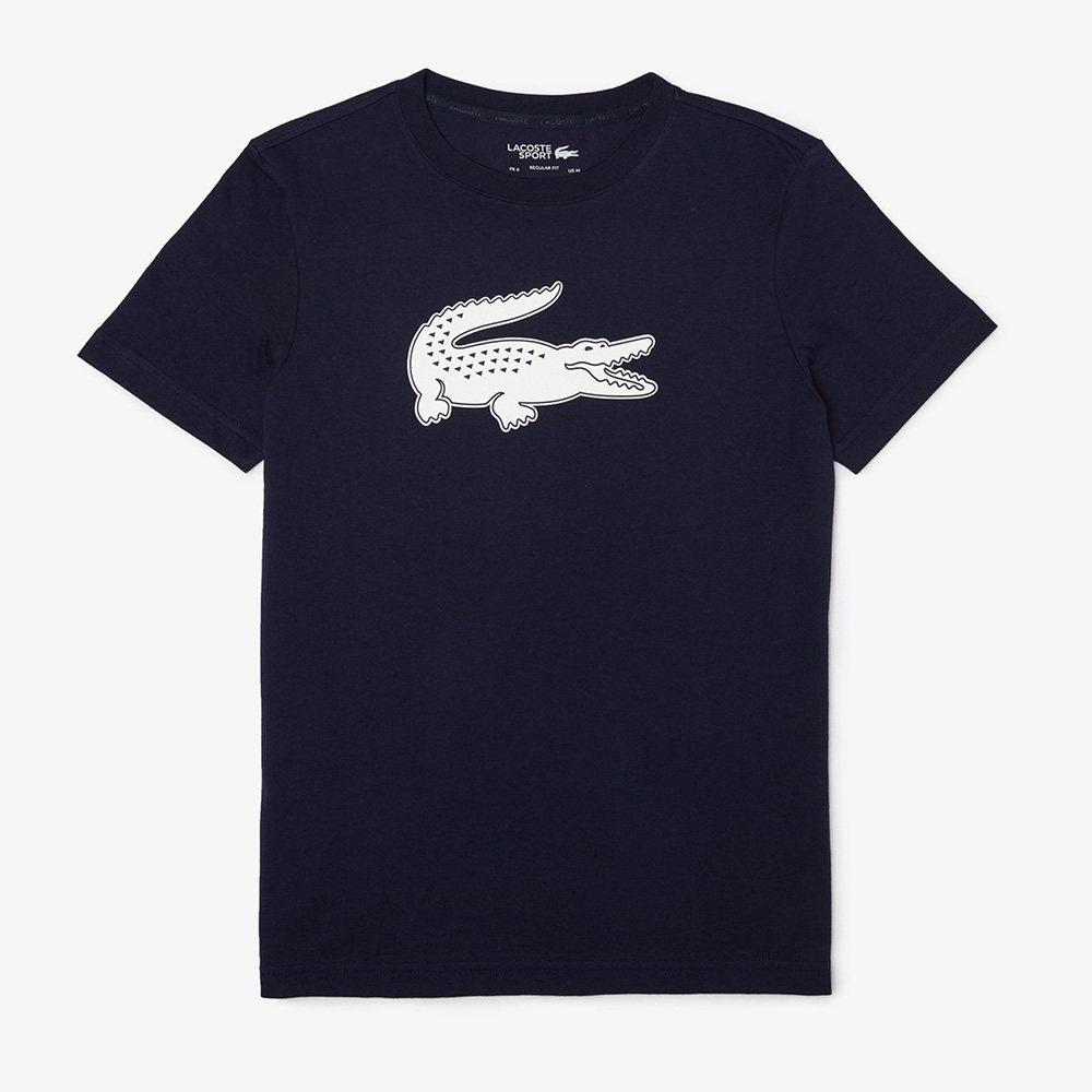 ラコステ LACOSTE テニスウェア メンズ コットンブレンド ウルトラドライロゴプリントTシャツ TH2042L-525 2025SS「タオルキャンペーン対象」『即日出荷』_2
