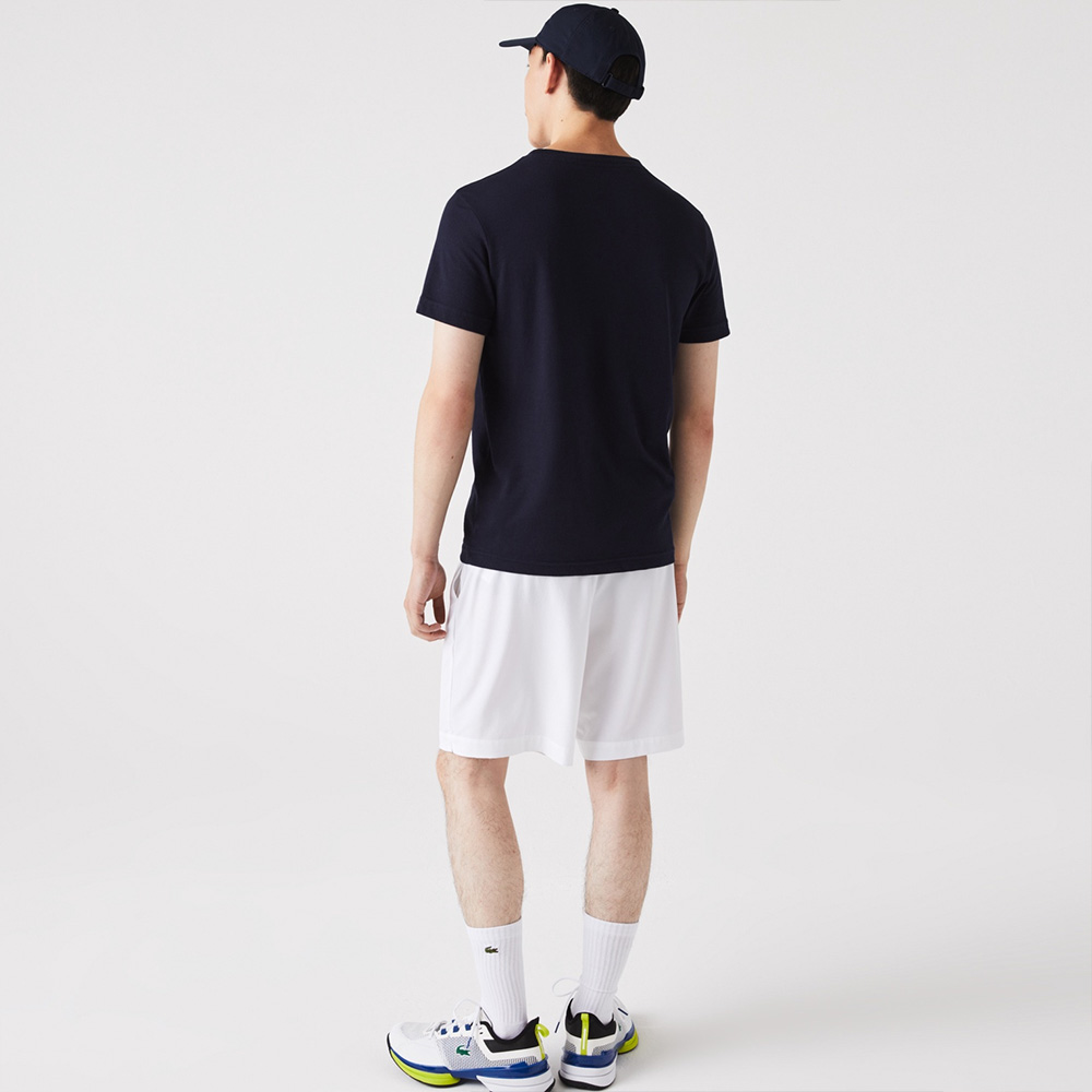 ラコステ LACOSTE テニスウェア メンズ コットンブレンド ウルトラドライロゴプリントTシャツ TH2042L-525 2025SS「タオルキャンペーン対象」『即日出荷』_4