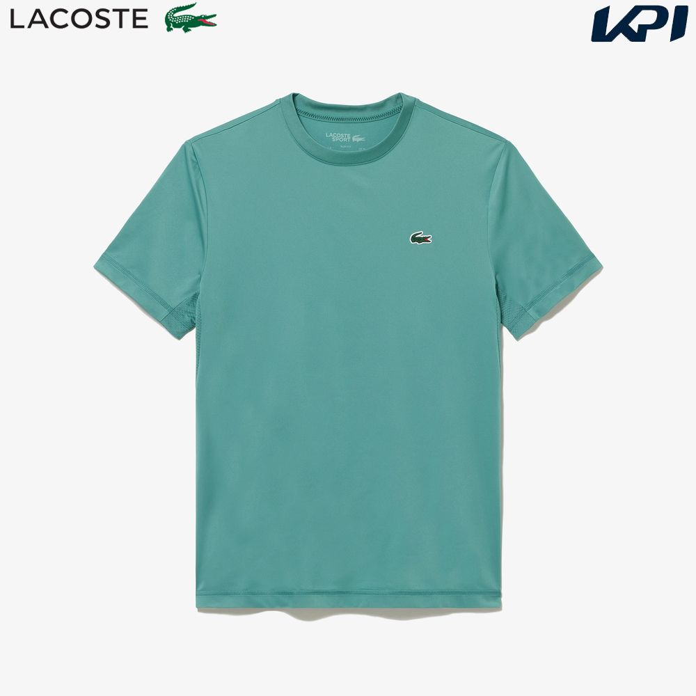 『即日出荷』ラコステ LACOSTE テニスウェア メンズ ヒートレギュレーティングクルーネックTシャツ TH5207-99-SI0 2023FW