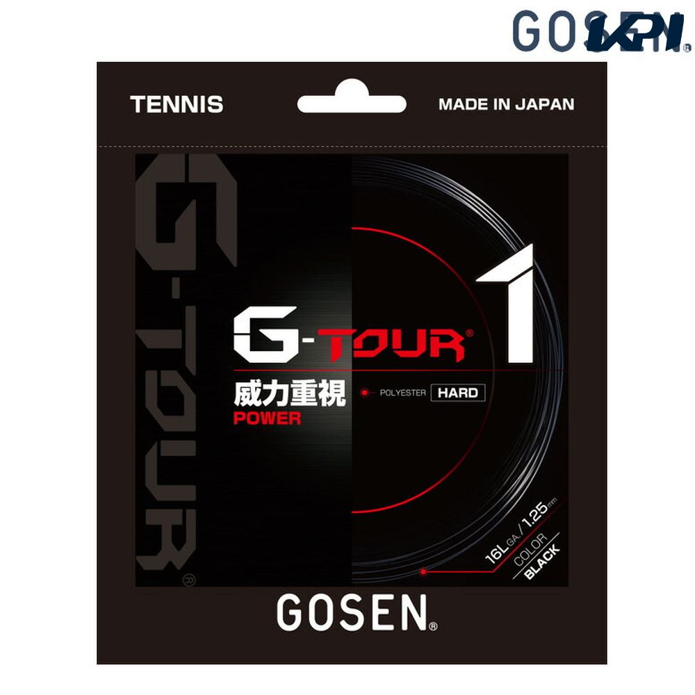 GOSEN ゴーセン 「G-TOUR1 ジーツアー1  16LGA TSGT11」 硬式テニスストリング ガット｜sportsjapan