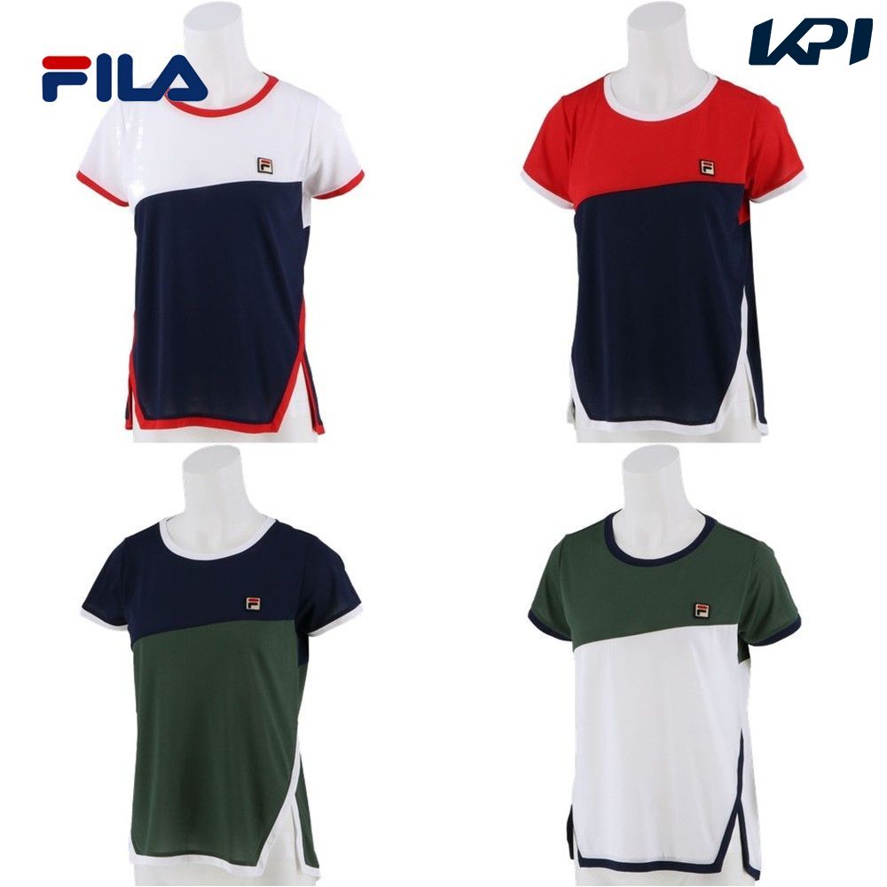 フィラ FILA テニスウェア レディース ゲームシャツ VL2335 2021SS『即日出荷』