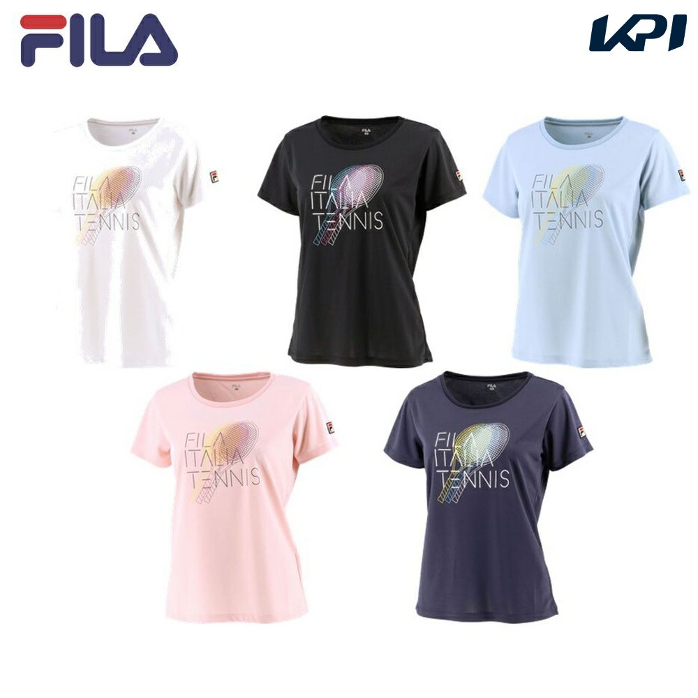 フィラ FILA テニスウェア レディース グラフィックTシャツ VL2474 2022SS