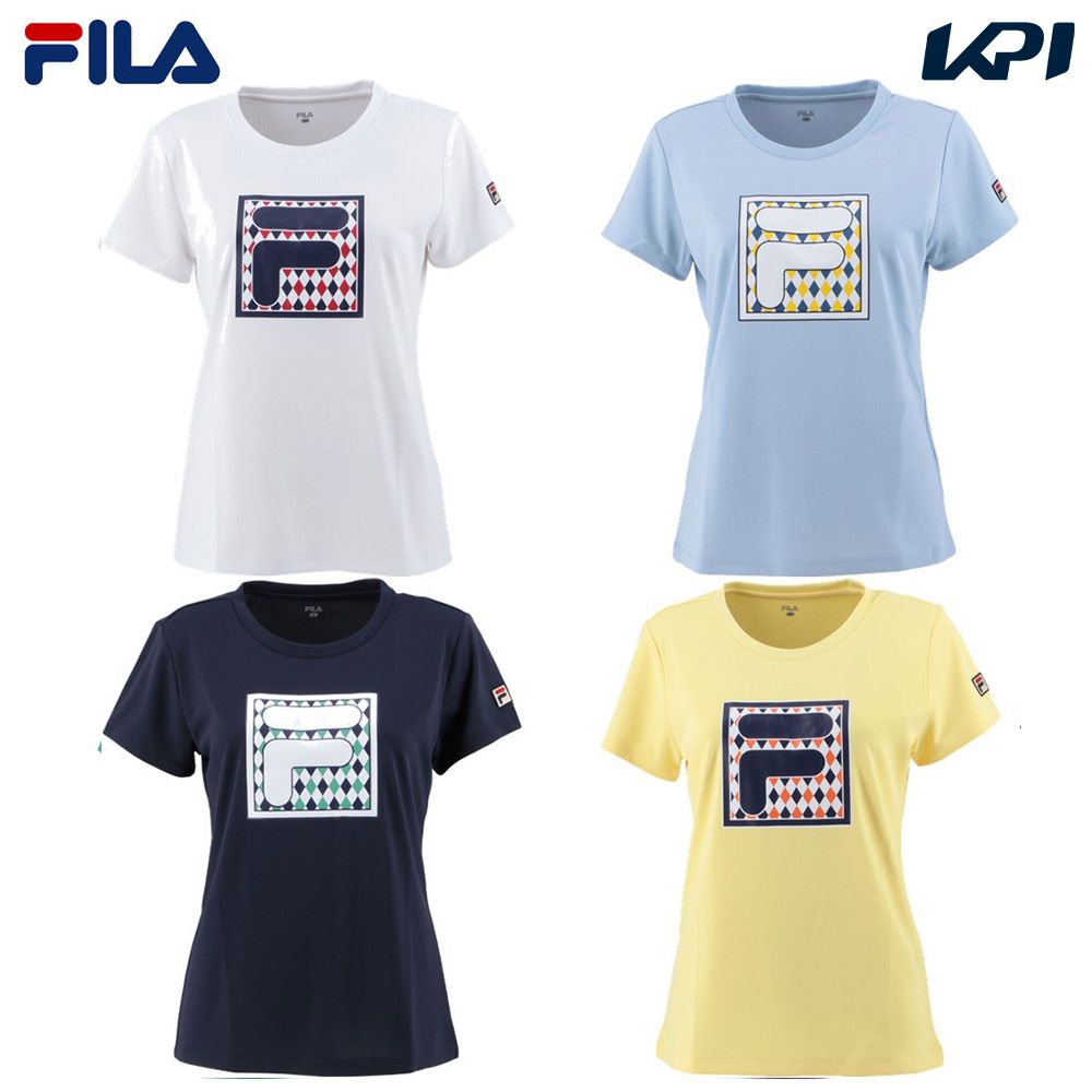 フィラ FILA テニスウェア レディース ウィメンズ プリントTシャツ VL2574 VL2574 2022FW 『即日出荷』