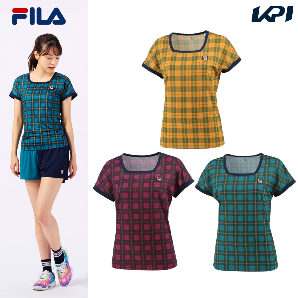 フィラ FILA テニスウェア レディース ゲームシャツ VL2647 2023SS