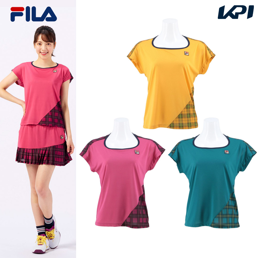 フィラ FILA テニスウェア レディース ゲームシャツ VL2648 2023SS