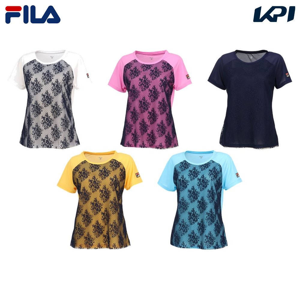 フィラ FILA テニスウェア レディース   ゲームシャツ VL2841 2024SS