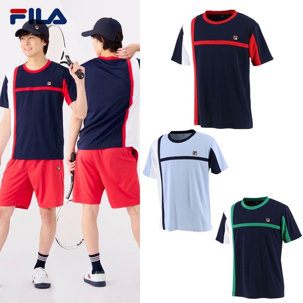 フィラ FILA テニスウェア メンズ ゲームシャツ VM5565 2022SS